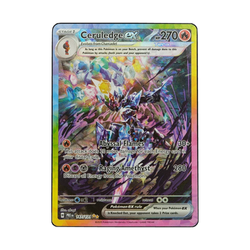 Fake Card Database | 147/131, Ceruledge ex, Prismatic Evolutions