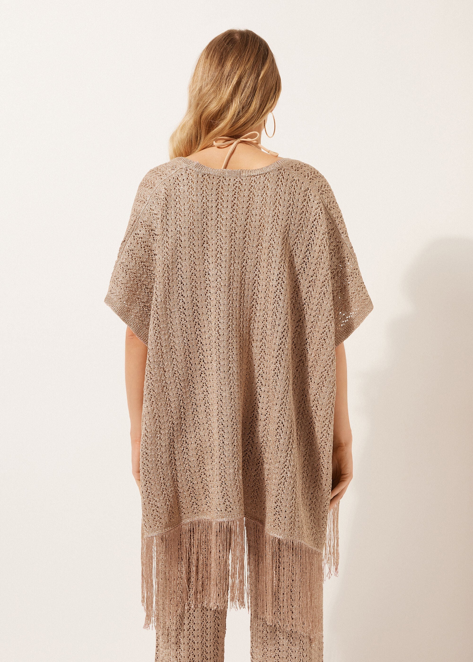 Crocheted Lamé Vest
