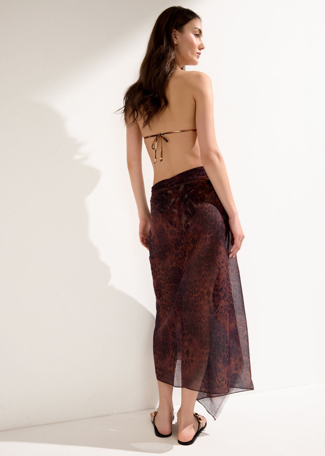 Long Animal Print Sarong