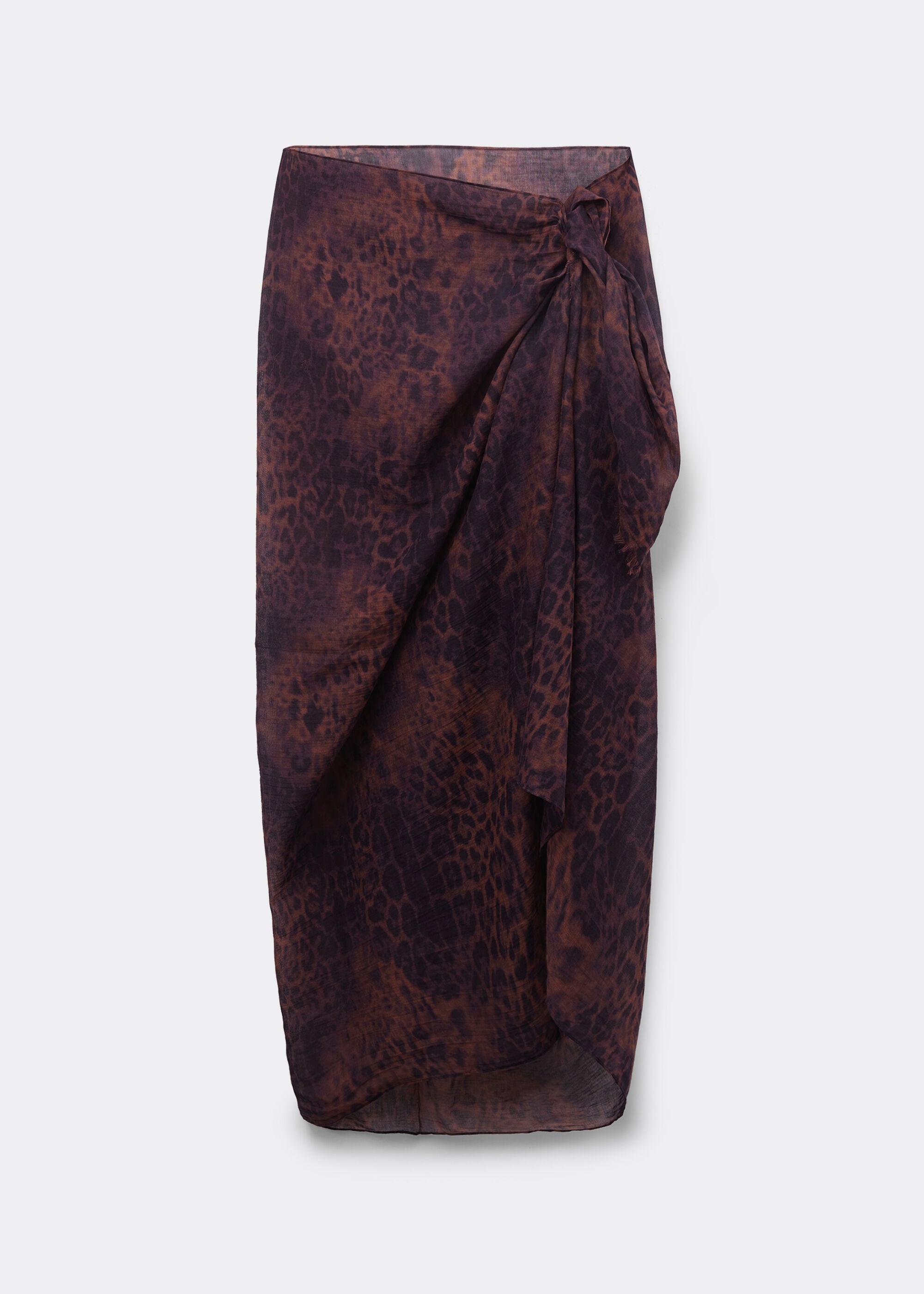 Long Animal Print Sarong