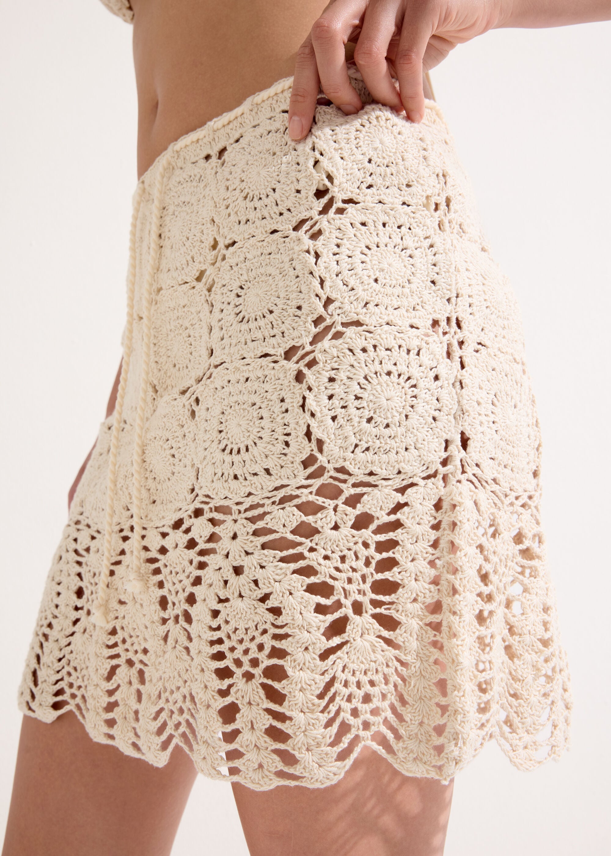 Crochet Mini Skirt