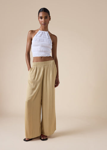 Shiny Palazzo Pants