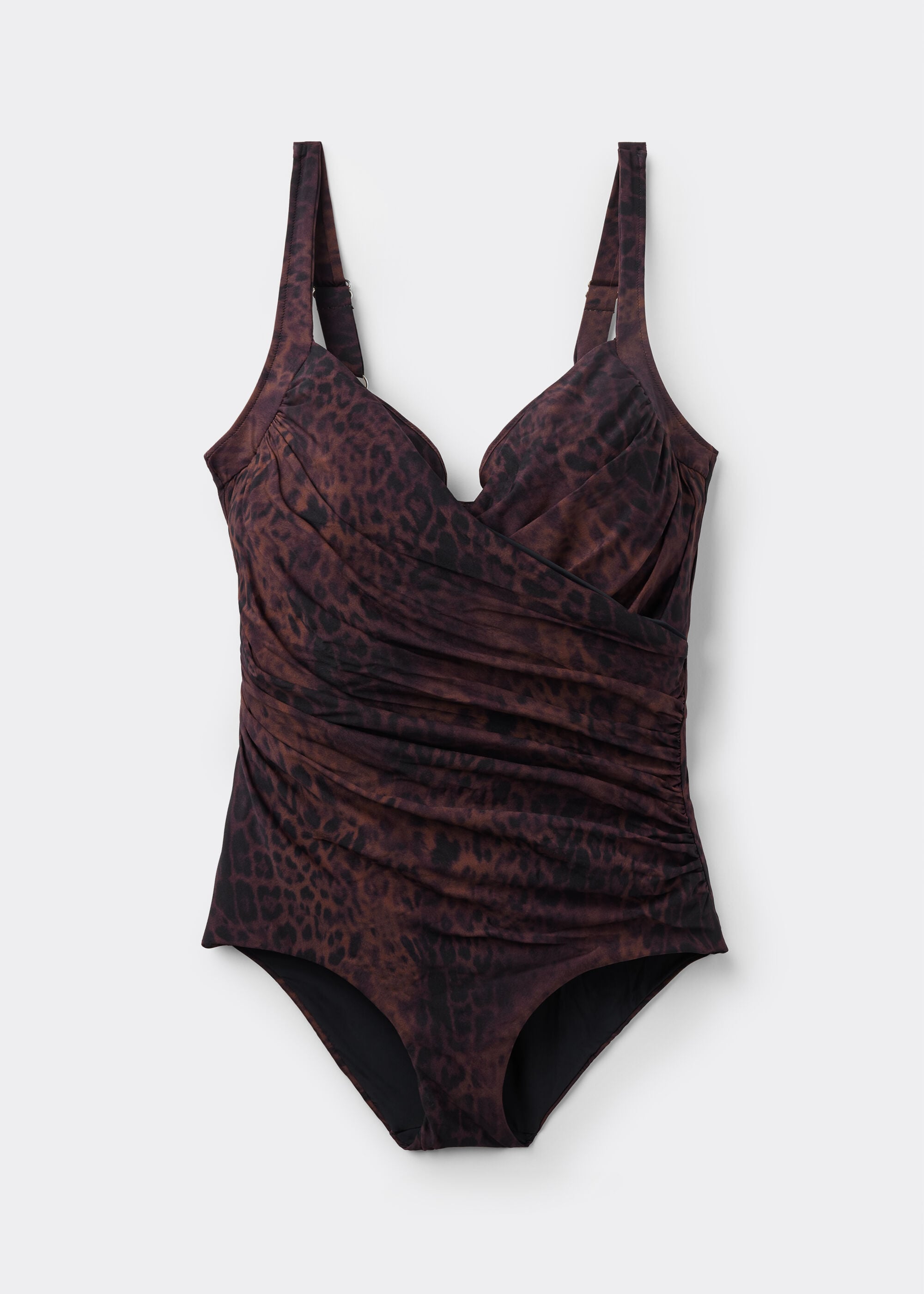 Slimming One-Piece Swimsuit Dark Animalier