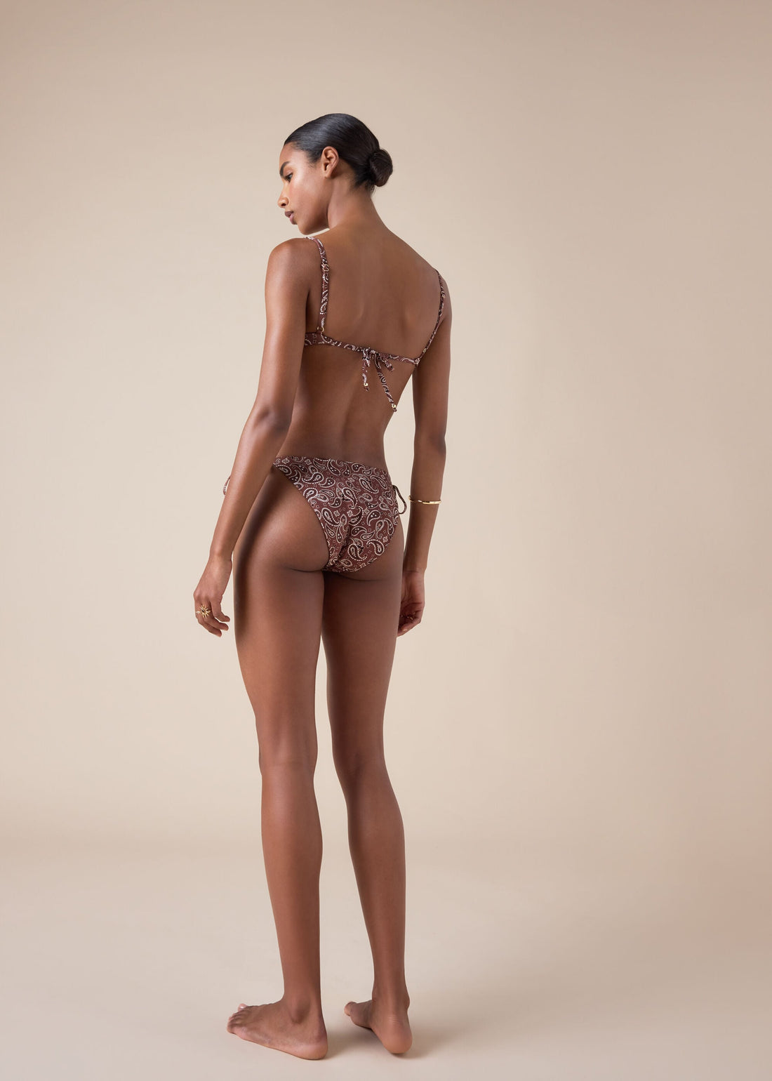 Balconette Swimsuit Top Bandana Patch