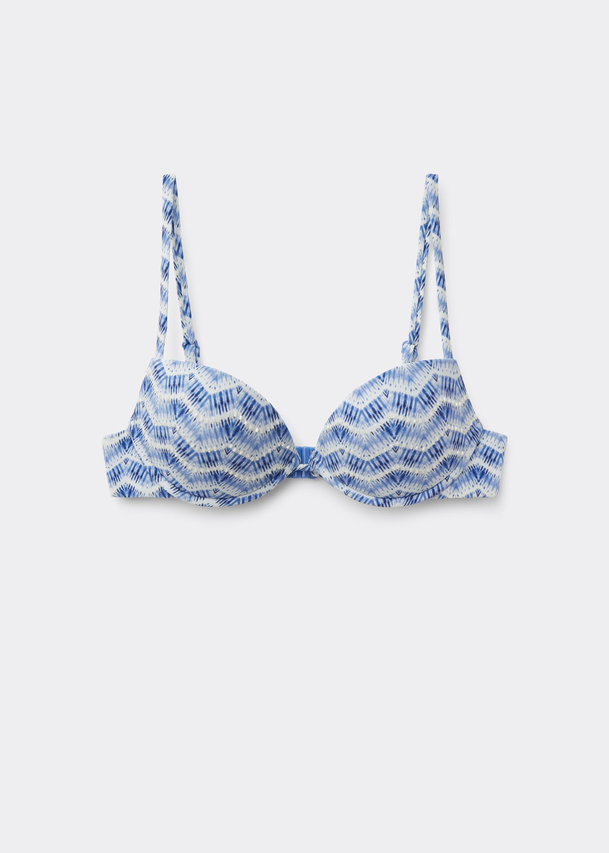 Padded Push-Up Swimsuit Top Water Reflection