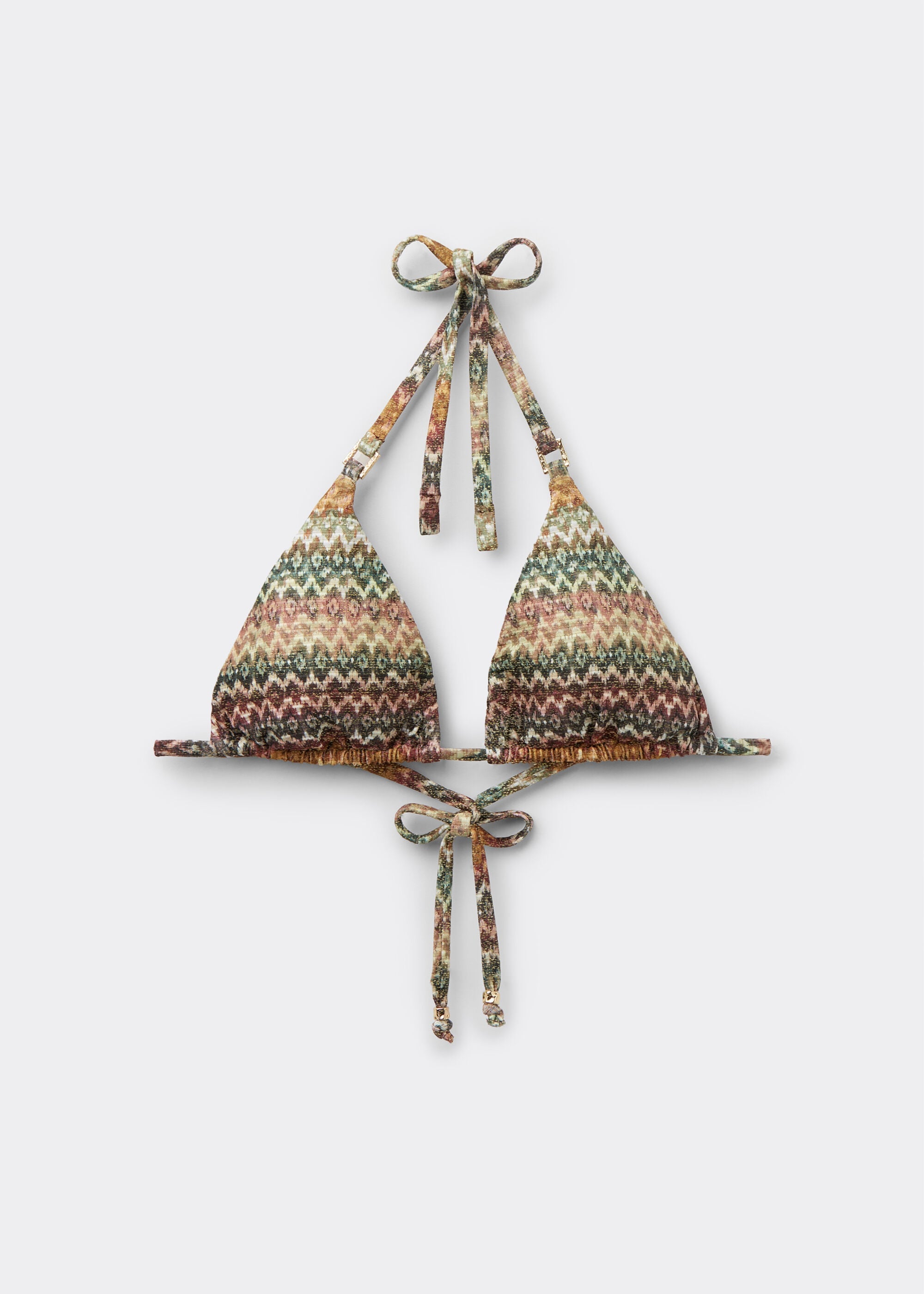 Triangle Swimsuit Top Elegant Ethnic