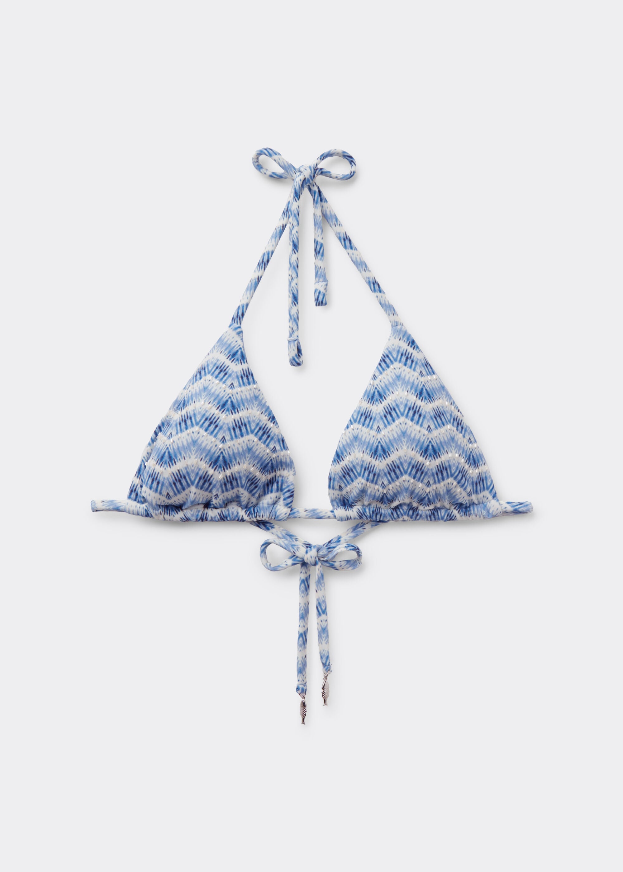 Triangle Swimsuit Top Water Reflection