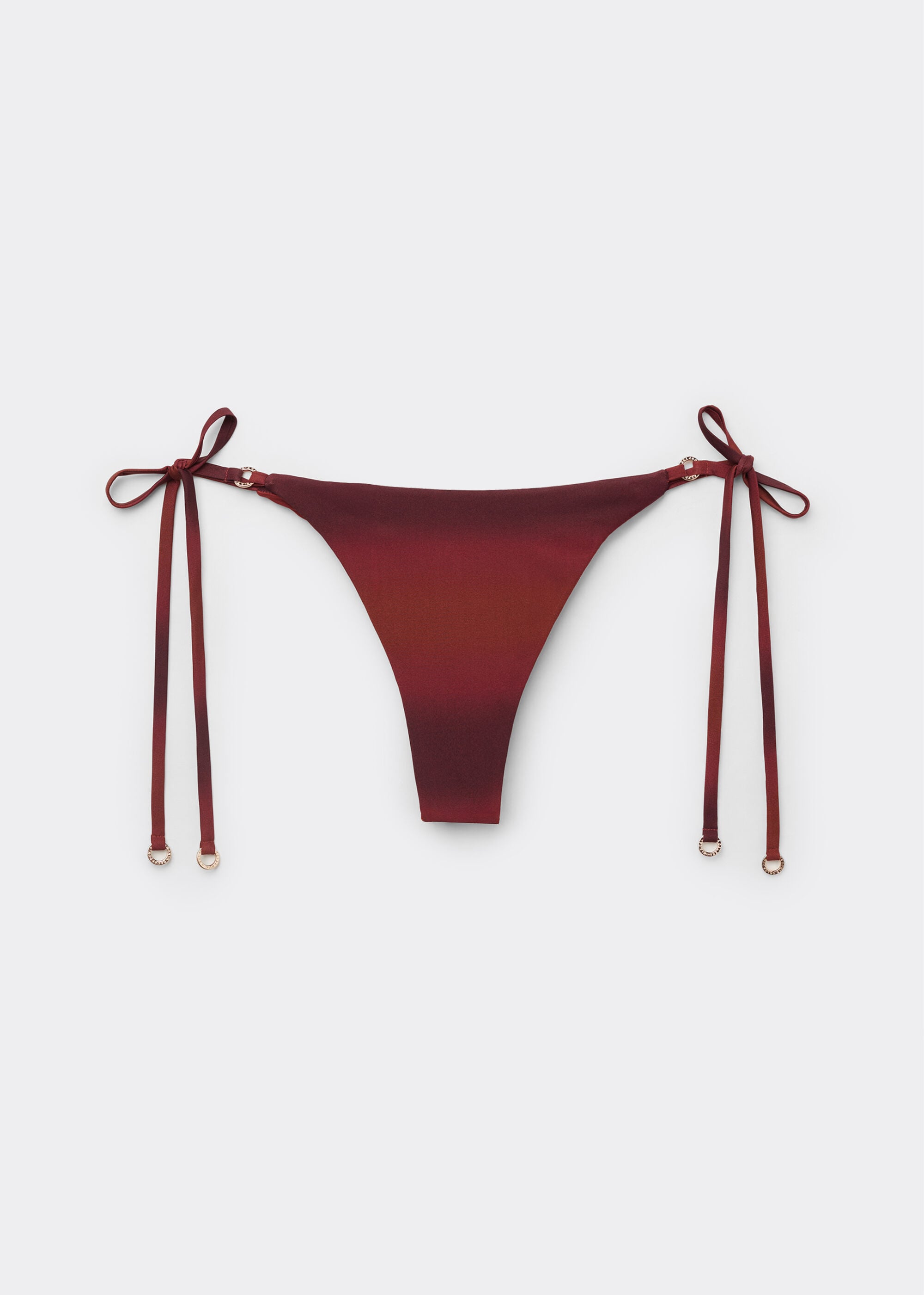 Brazilian String Swimsuit Bottom Soft Shades