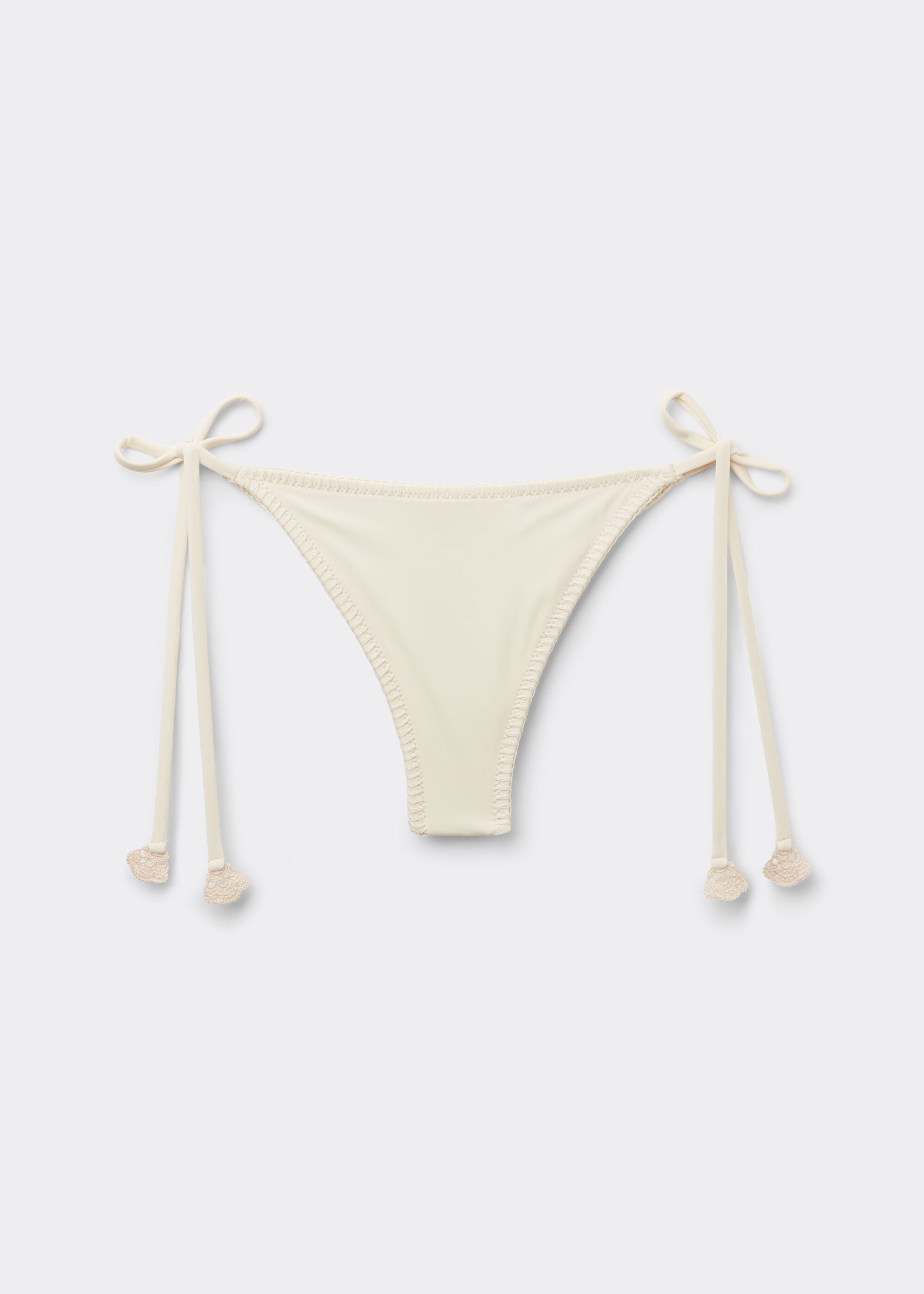 Brazilian Swimsuit Bottom Floral Crochet
