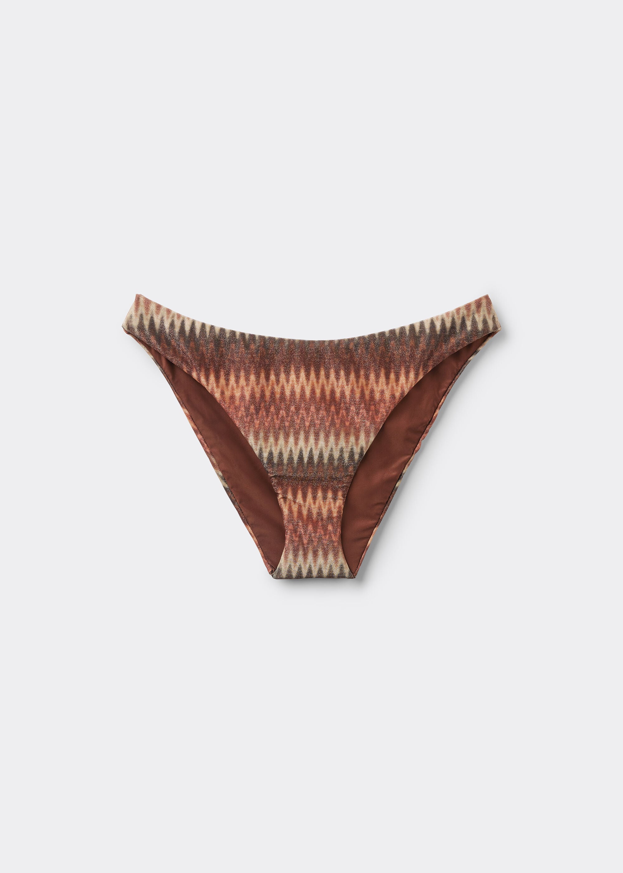 Golden Chevron Swimsuit Bottoms