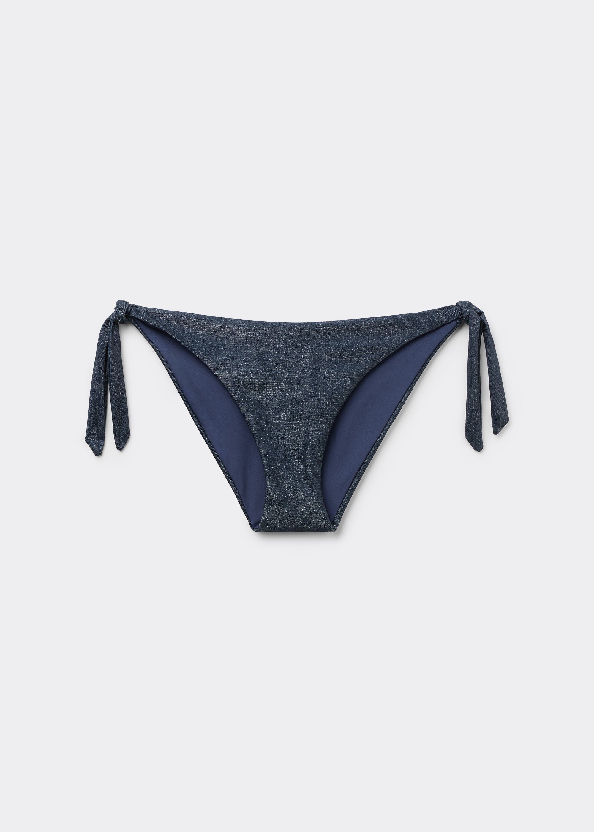 Side-Tie Swimsuit Bottom Glowing Python