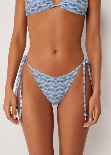 Side Tie Swimsuit Bottom Water Reflection