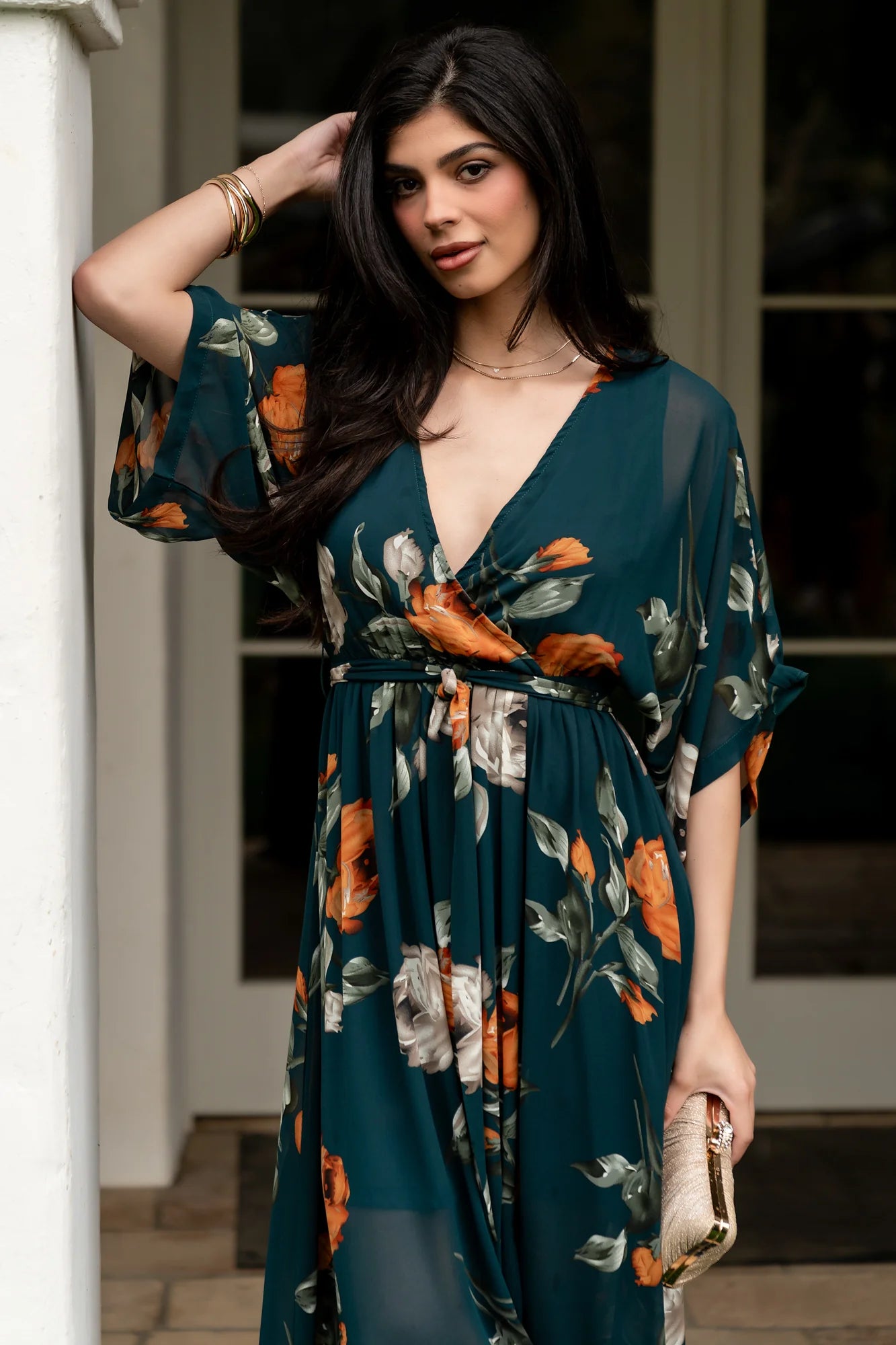 Kia Kimono Maxi Dress