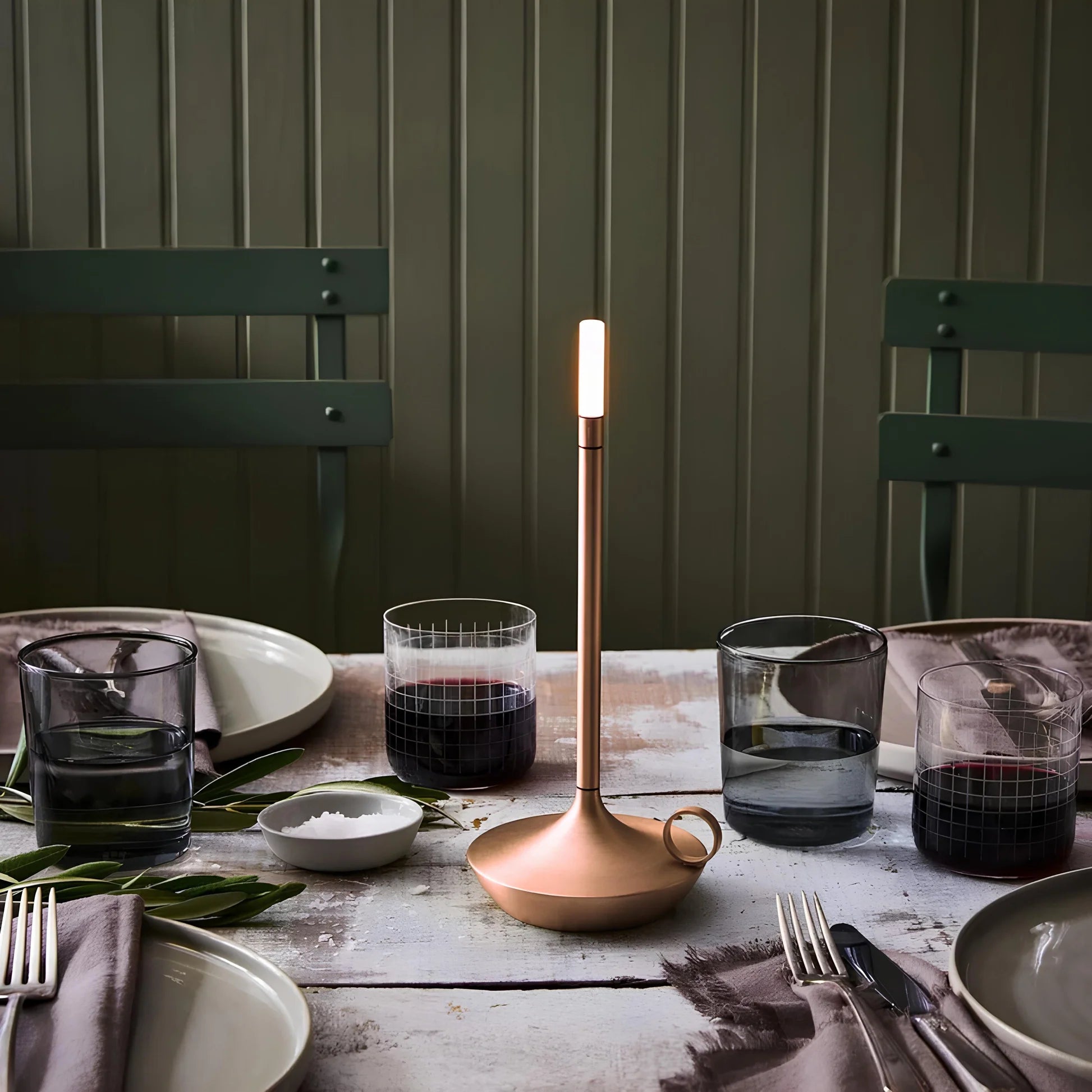 Glarefusion Nordic Modern Creative Candlestick Table Lamp