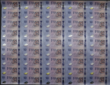 2025 New Polymer $10 Uncut Sheet (45 notes in a sheet)