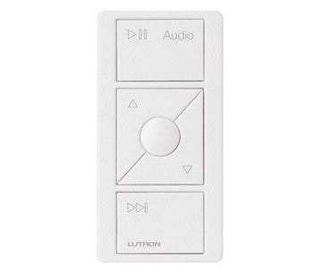 IN STOCK! Lutron PJ2-3BRL-GWH-A02 Pico Audio Remote - (White | Gloss)