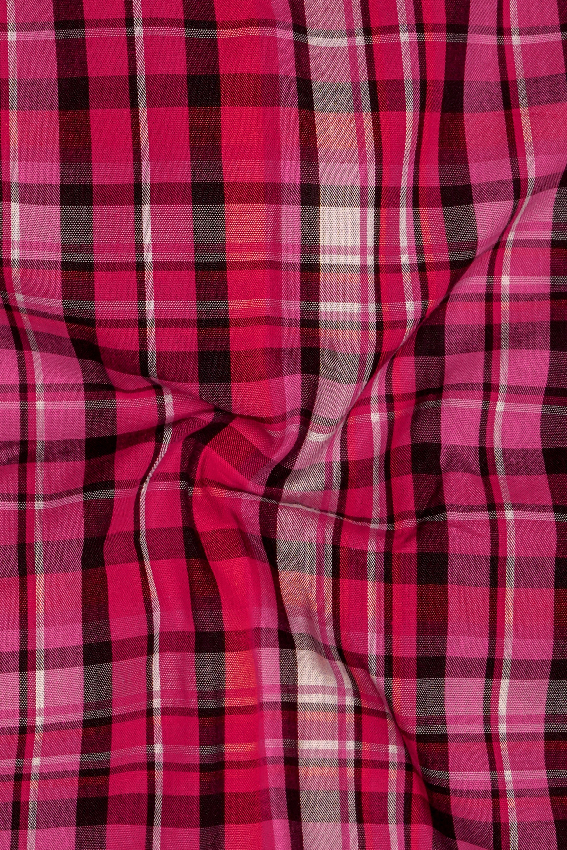 Roszic-Disco Pink Plaid Super Soft Premium Cotton Casual Shirt 13690-M-38, 13690-M-H-38, 13690-M-39, 13690-M-H-39, 13690-M-40, 13690-M-H-40, 13690-M-42, 13690-M-H-42, 13690-M-44, 13690-M-H-44, 13690-M-46, 13690-M-H-46, 13690-M-48, 13690-M-H-48, 13690-M-50, 13690-M-H-50, 13690-M-52, 13690-M-H-52
