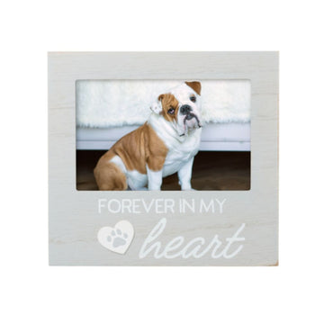 Pearhead Forever In my Heart Pet Memorial Frame, Gray