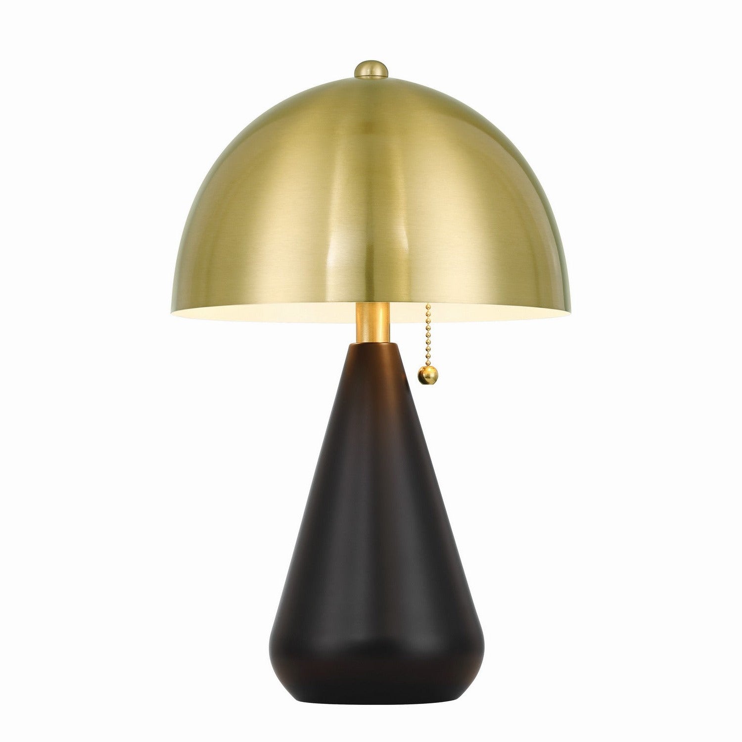Craftmade - 87014FBSB-T - Two Light Table Lamp - Shelby - Flat Black/Satin Brass