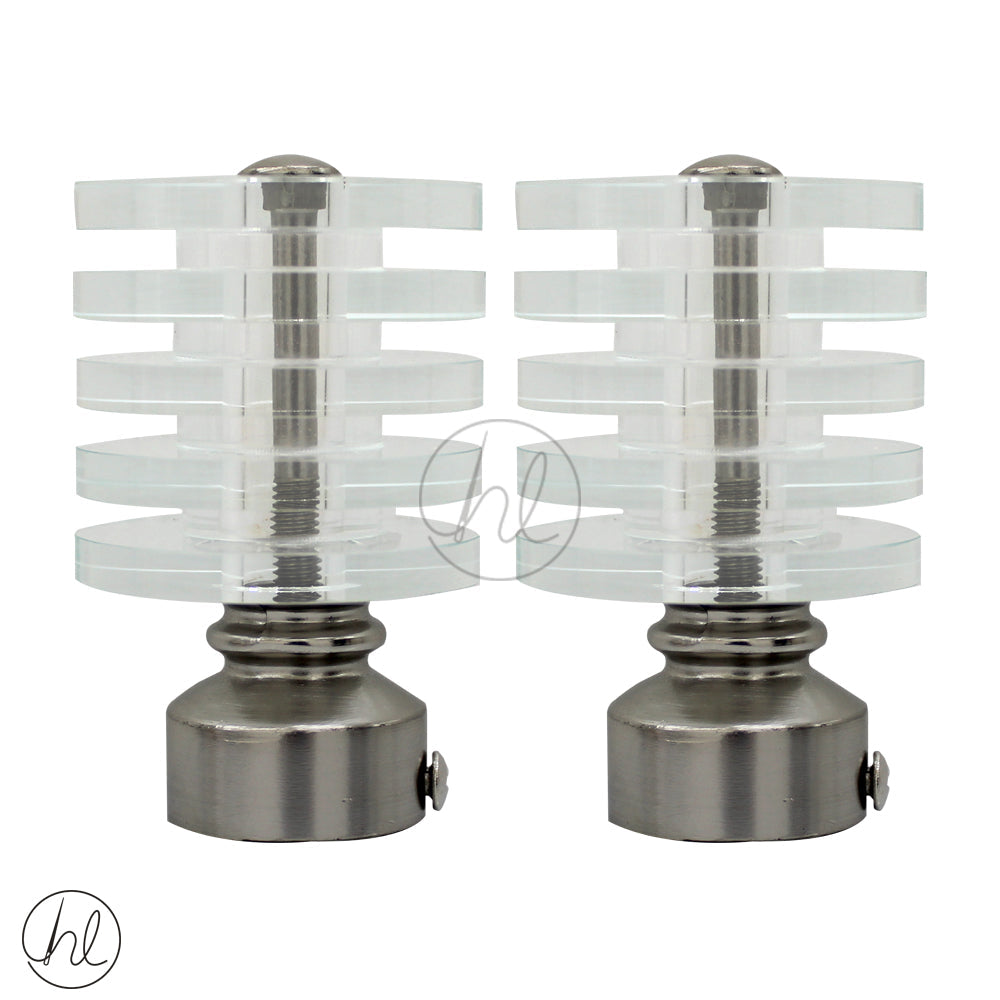 FINIAL NEBULA 2 PER PACK 25MM STAINLESS STEEL