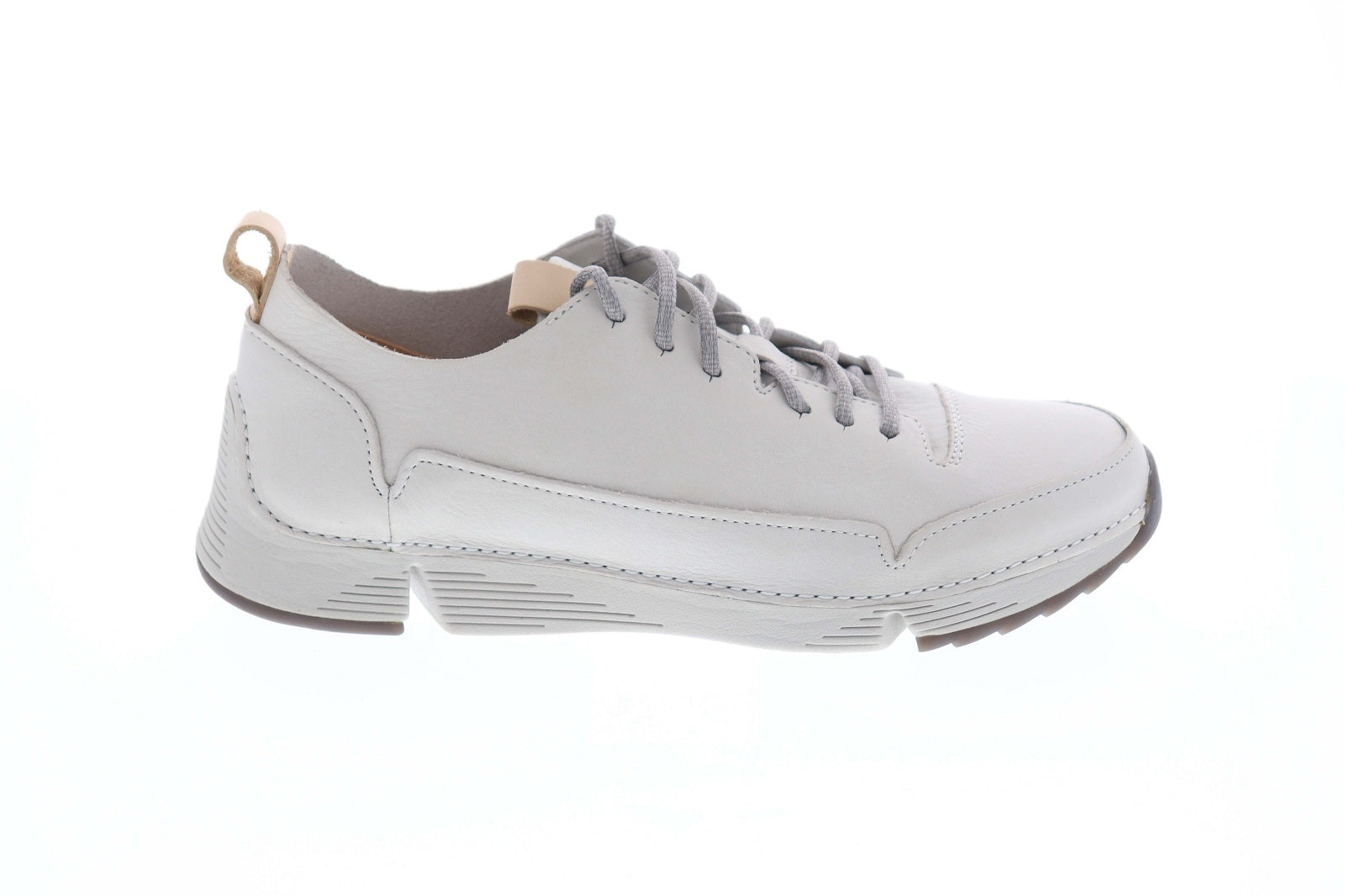 Clarks Tri Spark 26138908 Mens White Leather Lifestyle Sneakers Shoes