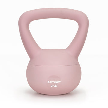 Actiget®  Zachte Kettle Bell | Kettlebell | 2 kg | Roze