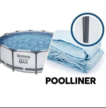 Frame Pool Bestway Steel Pro MAX 366x122 cm (Ersatzfolie) Lichtgrau