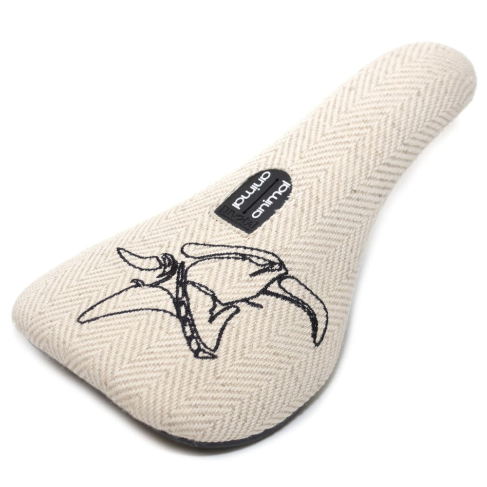 Animal Luv Slim Pivotal Seat White BMX Seats