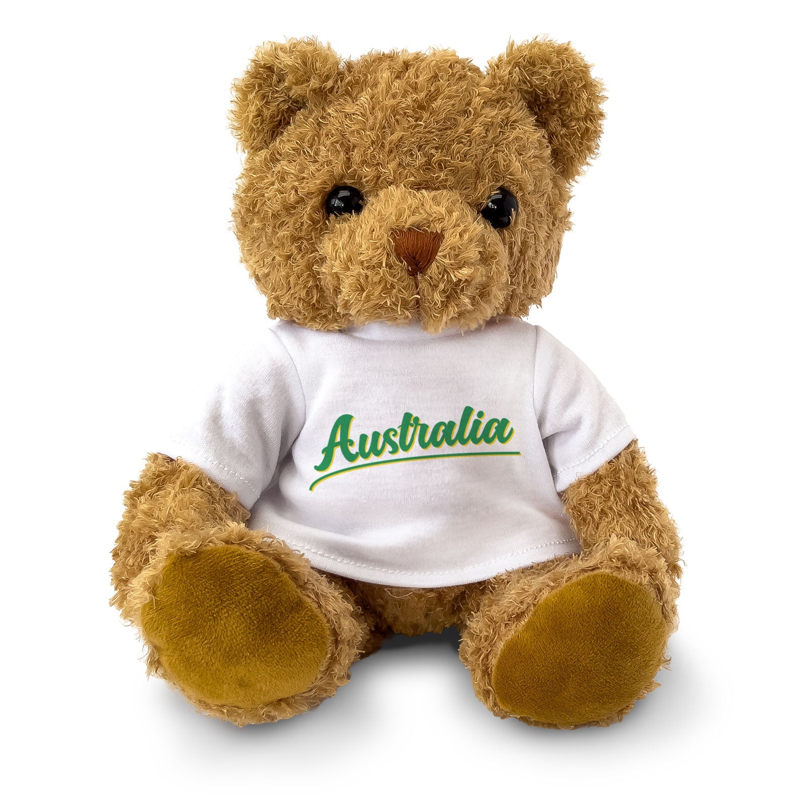 AUSTRALIA (GREEN SCRIPT) - Teddy Bear - Cute Soft Funny - Aussie Gift Present