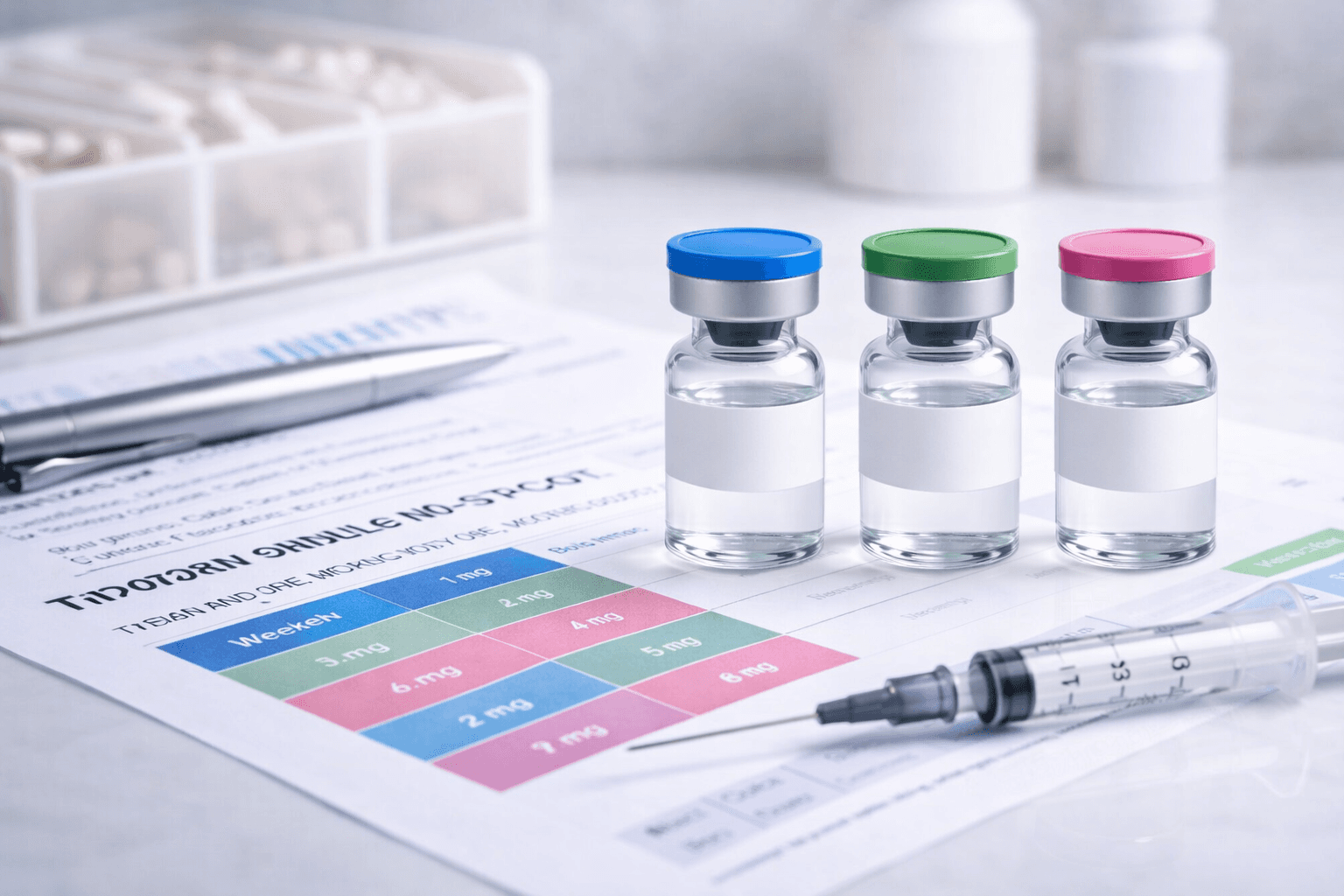 Retatrutide Dosage Chart: Complete Titration Schedule & Weekly Protocol