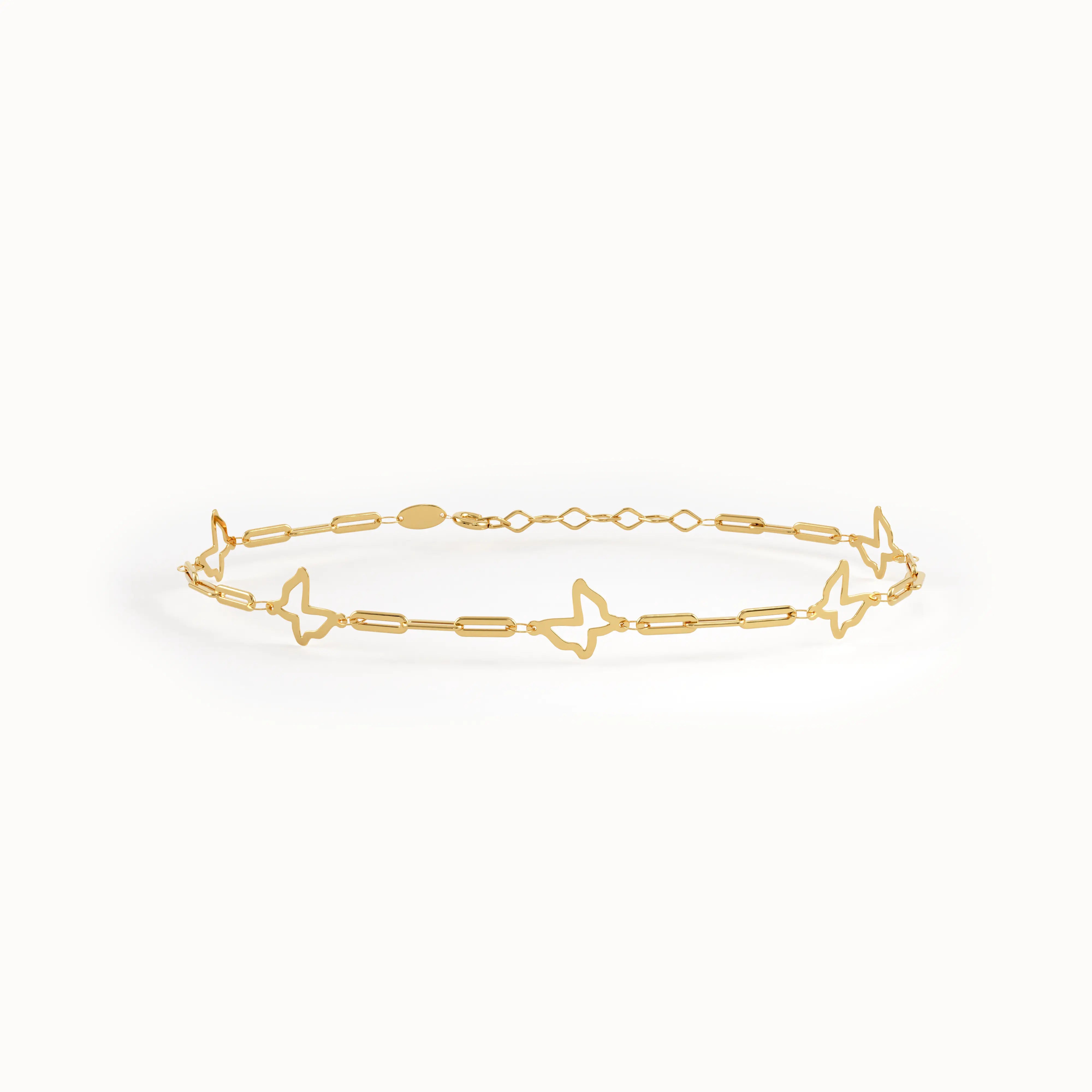 Gold Chain Butterfly Bracelet My Store
