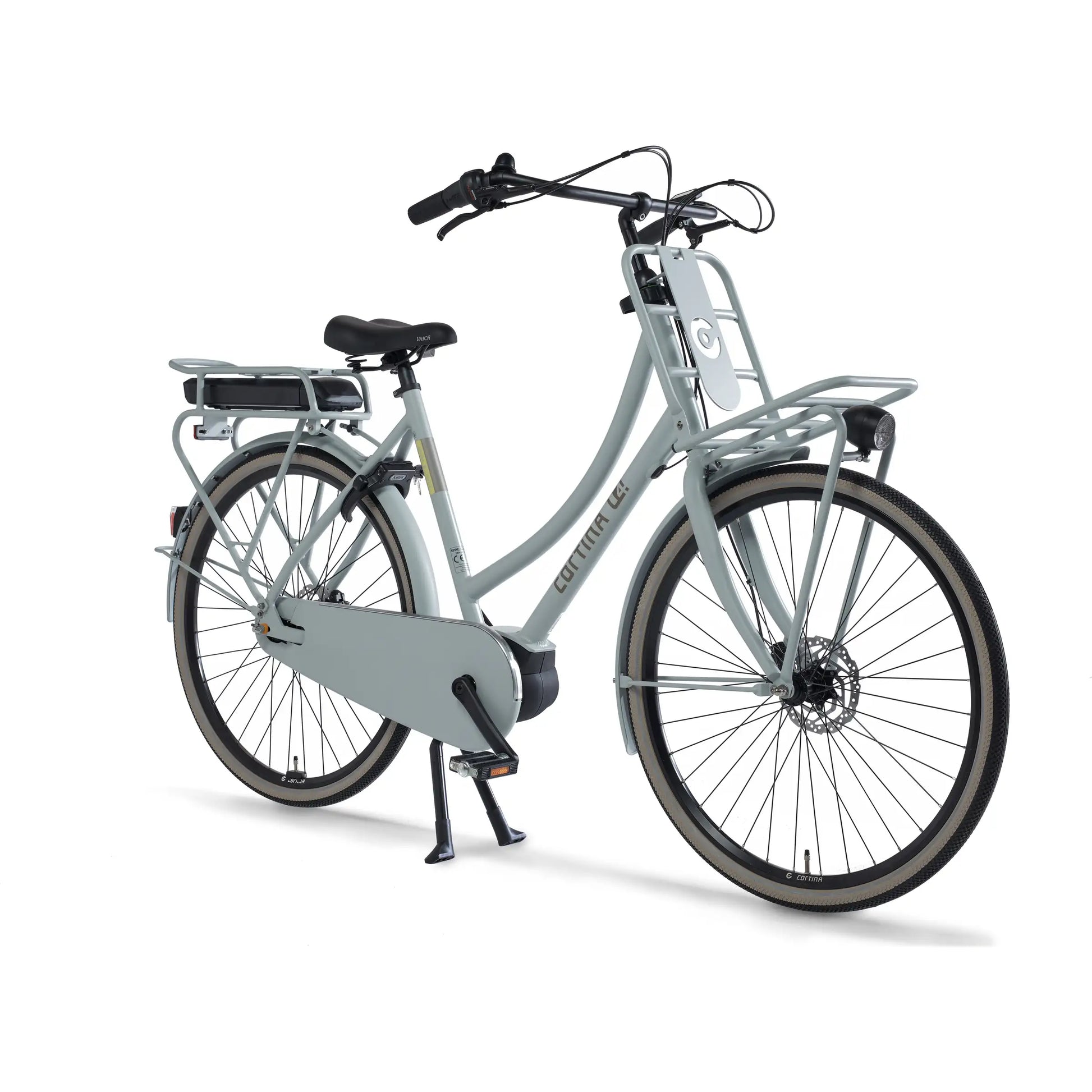 Cortina E-U4 Solid 7 Gang Bosch MITTELMOTOR Pedelec Hollandrad hydr. disc Smooth Grey Matt