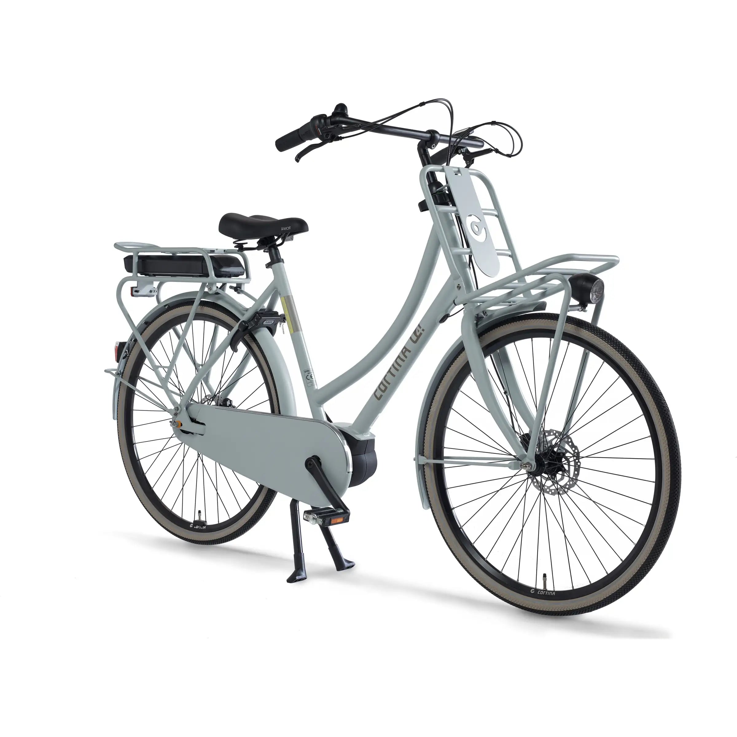 Cortina E-U4 Solid 7 Gang Bosch MITTELMOTOR Pedelec Hollandrad hydr. disc Smooth Grey Matt