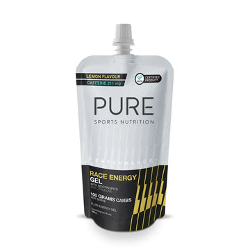 PURE Performance + Race Energy Gel 100 g Carb Pouch + Caffeine