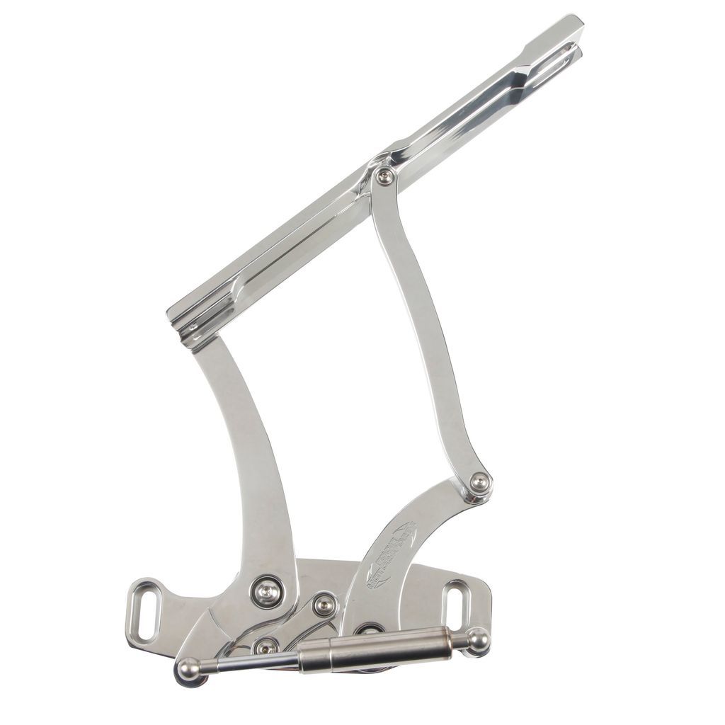 Eddie Motorsports Billet Aluminum Hood Hinge - Polished - GM A-Body 1965-67