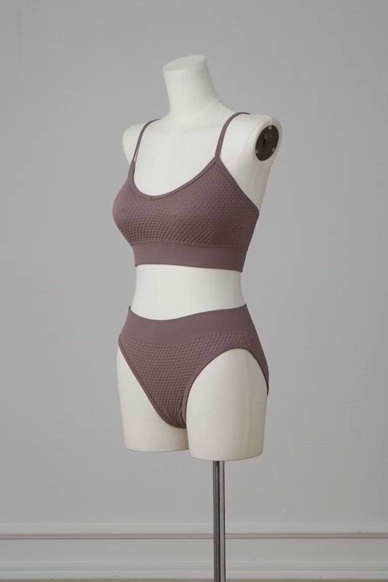 Cocoa Hour Brown Bikini Set