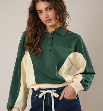 Hunter green polo