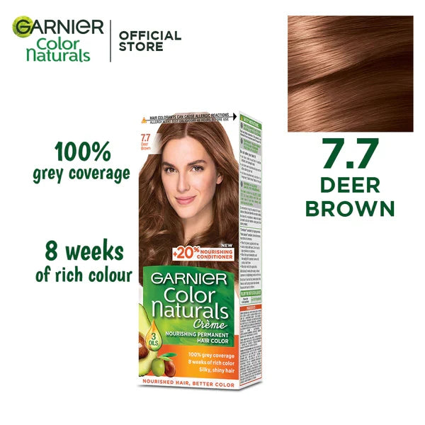 Garnier - Color Naturals Hair Colors - 7.7 Deer Brown