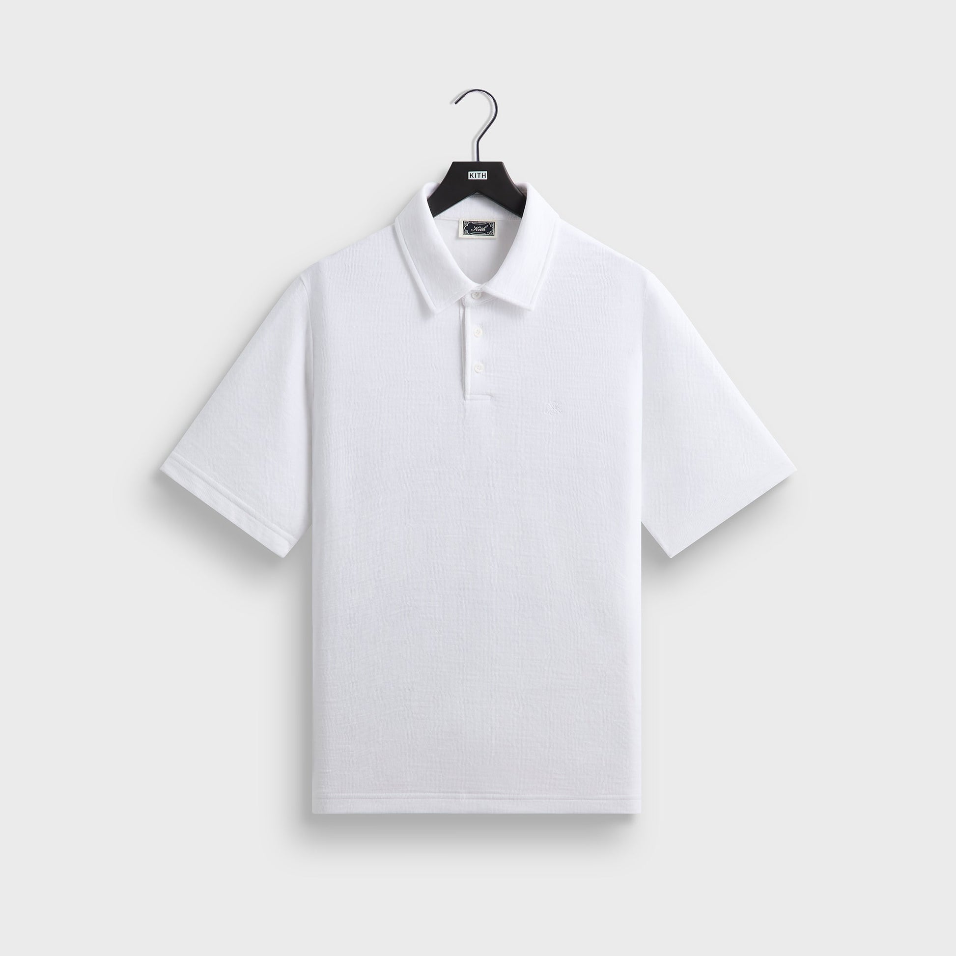 Kith Double Face Jersey Heathrow Polo - White