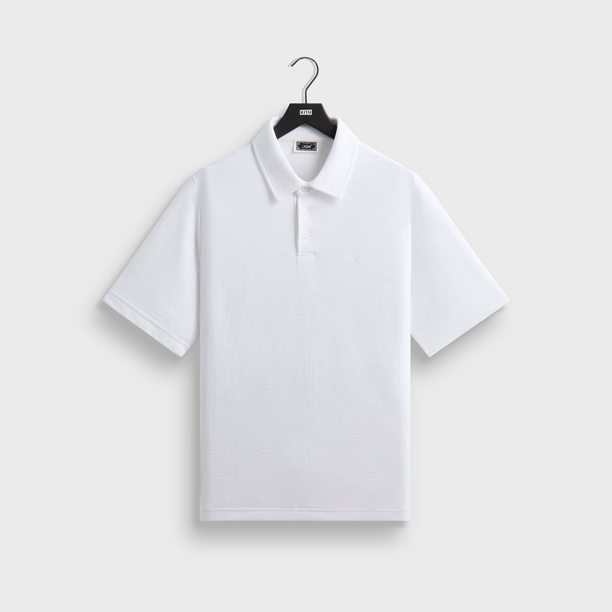 Kith Double Face Jersey Heathrow Polo - White