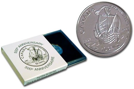 10-CENT - 500TH ANNIVERSARY OF THE VOYAGE OF JOHN CABOT