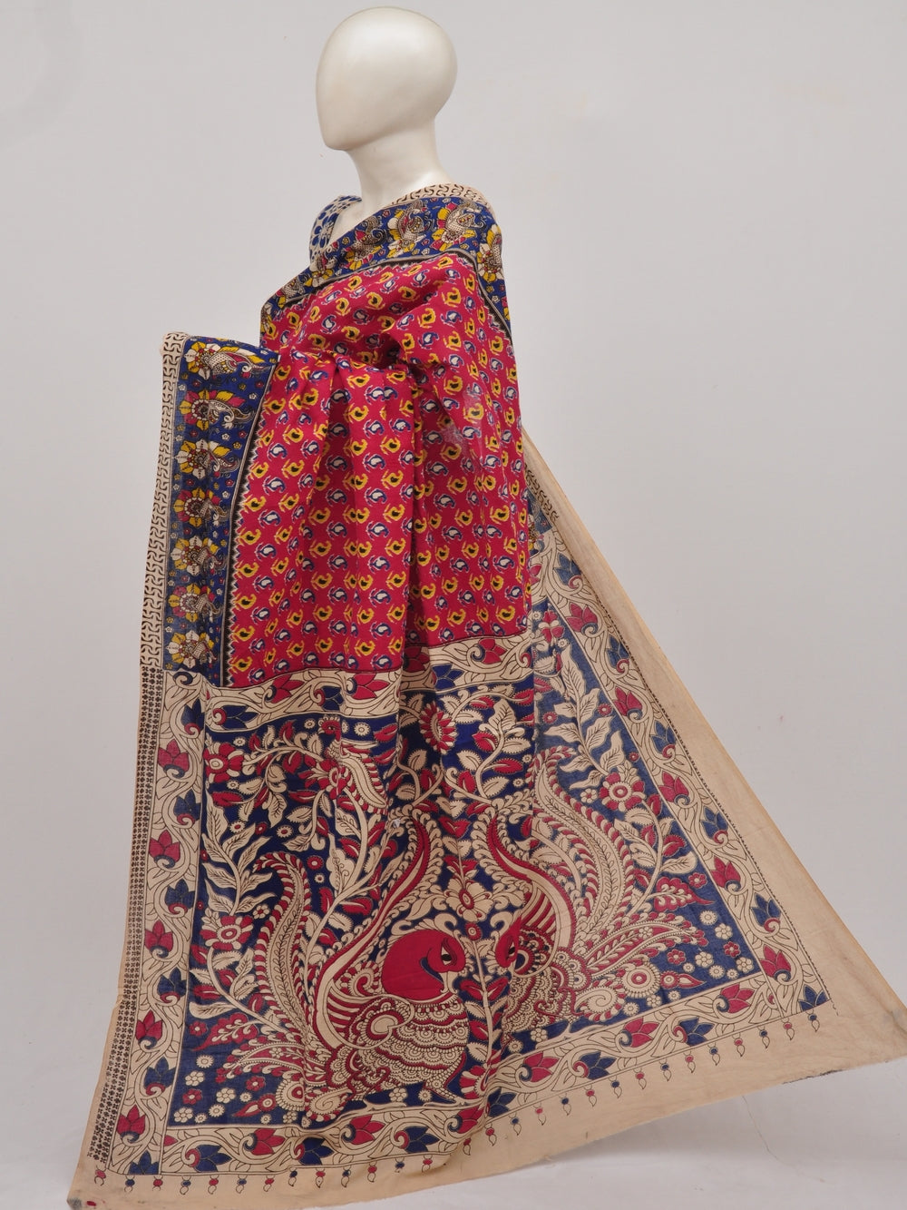 Kalamkari  Cotton Saree  [D90708009] - DressesForWomen.IN