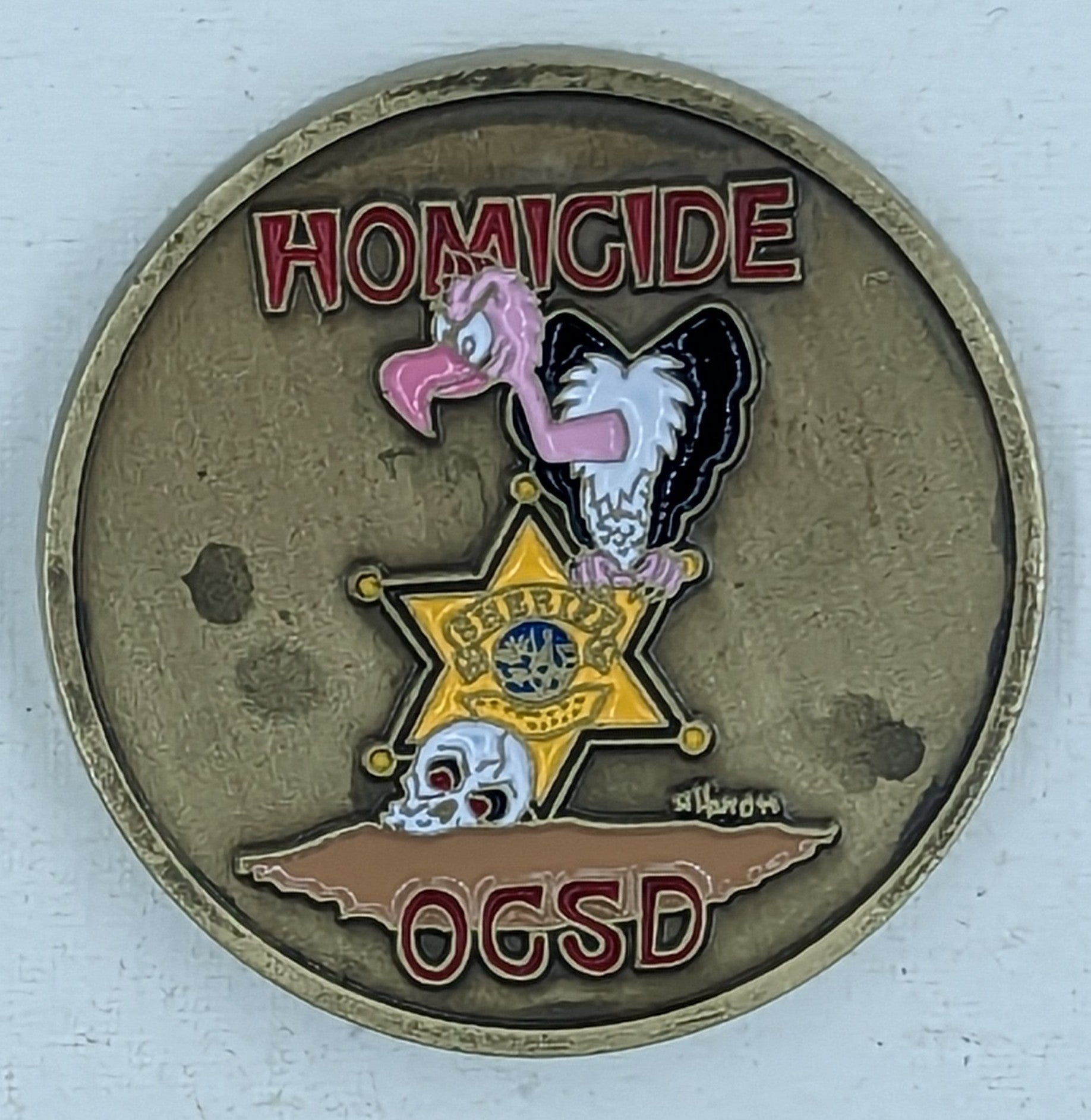 Orange County Deputy Sheriff Homicide Police Challenge Coin