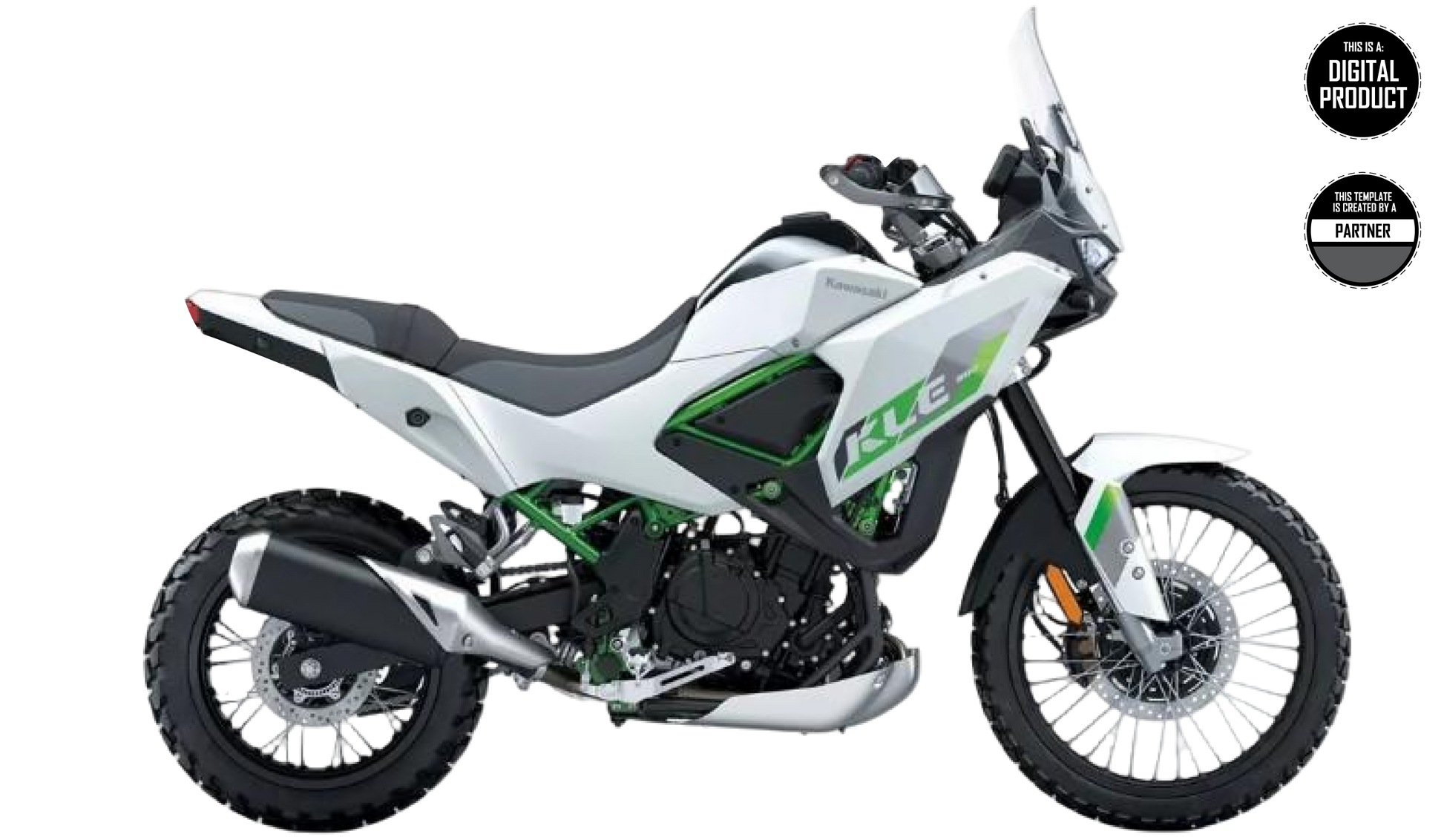 KAWASAKI KLE 500 2026 TEMPLATE