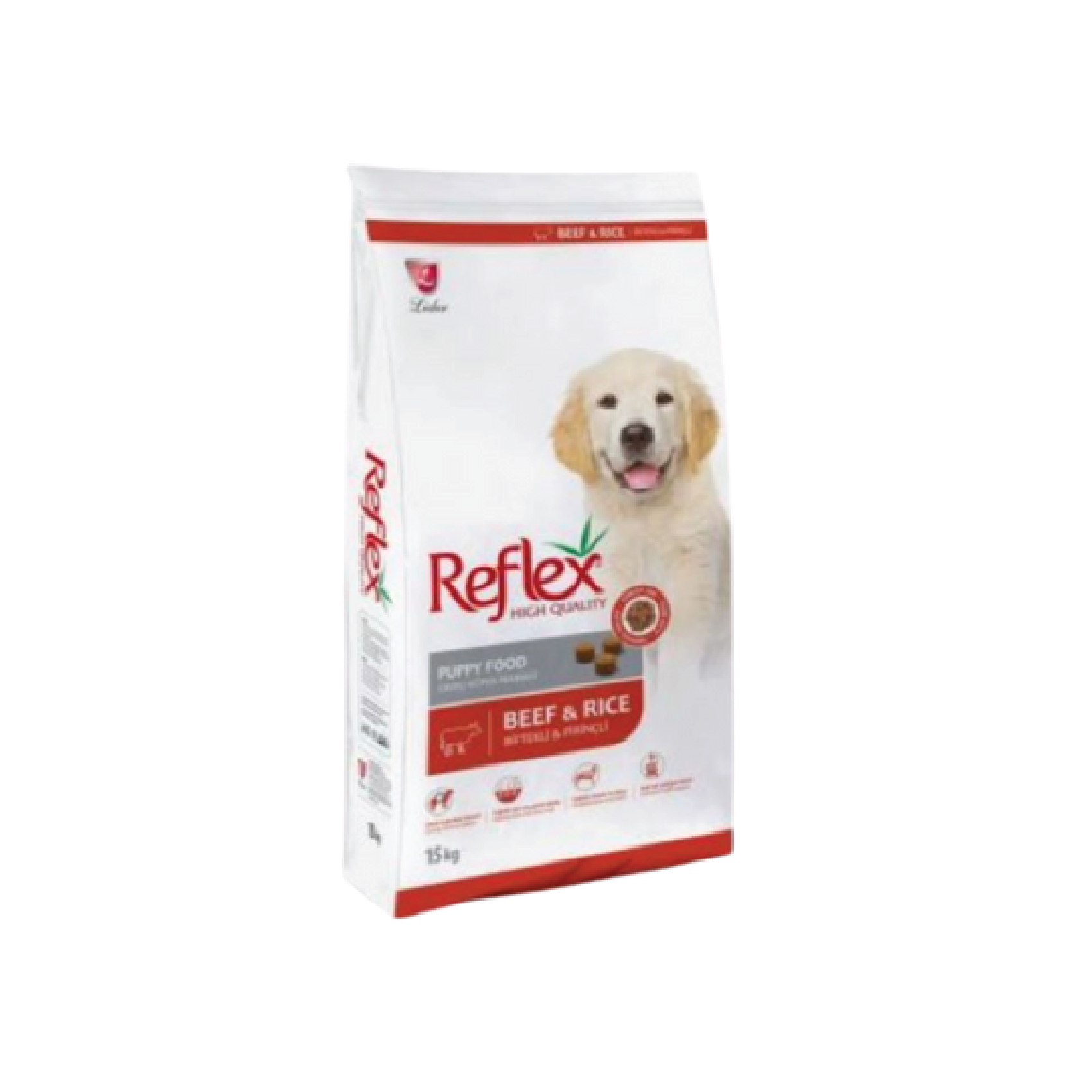 Reflex Puppy Food Beef & Rice 15Kg