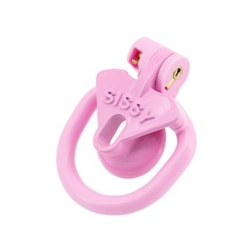 "Sissy" Inverted Chastity Cage - Pink