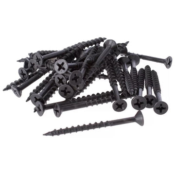 Tornillo Para Madera Aglomerado Negro 12x2 1/2'' Cruz Plana
