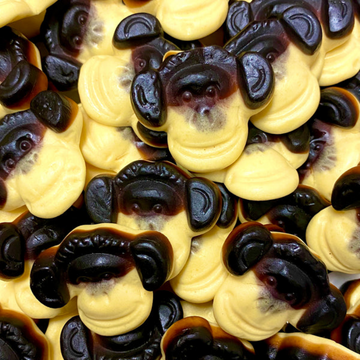 Katja Banana Licorice Monkey Face (Apekoppen) - 500g