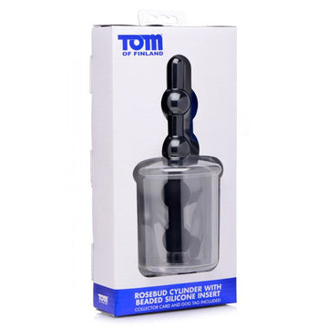 Rose Bud Cylinder With Beaded Silicone Insert