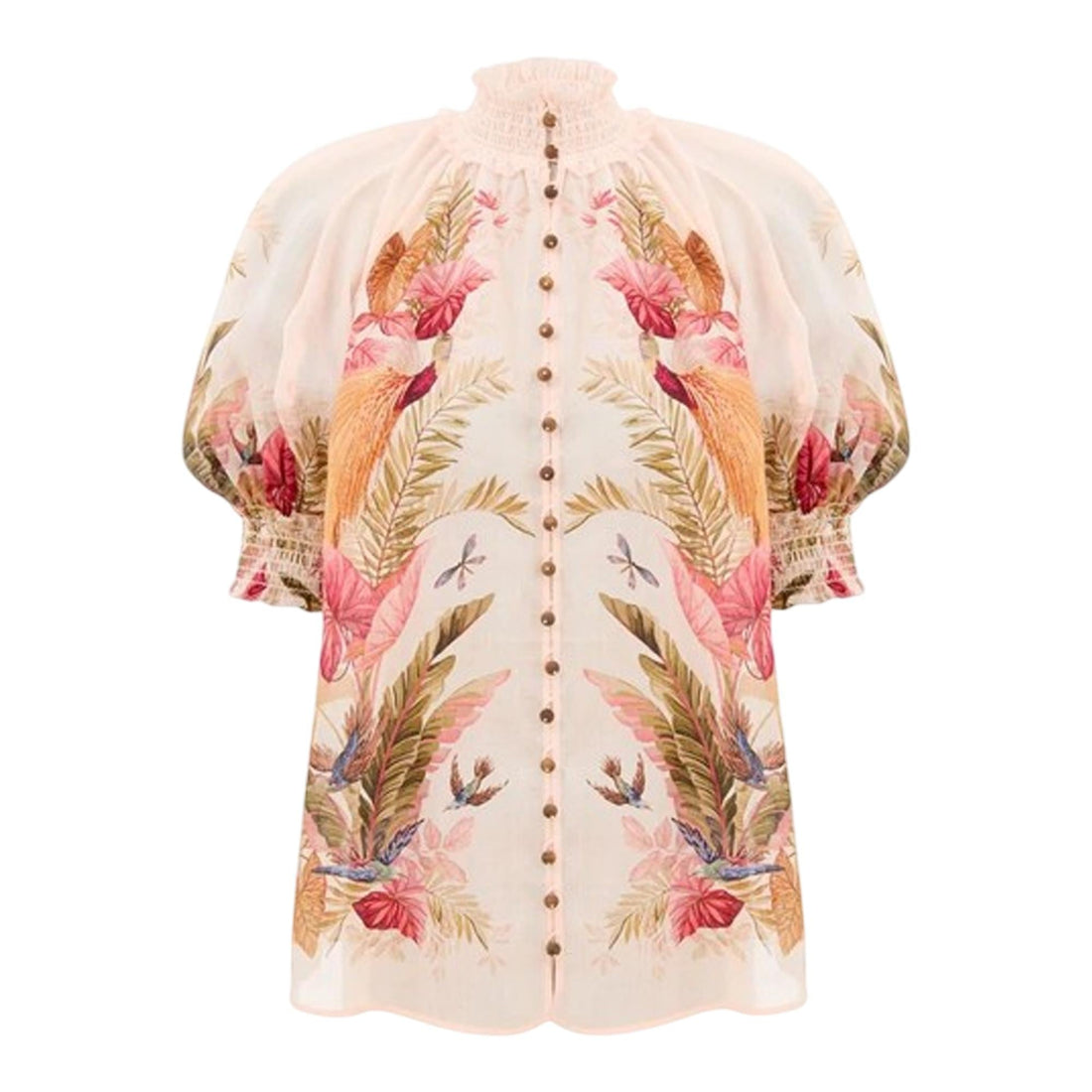 Club21 - ZIMMERMANN - Ascension Billow Blouse - BLOUSES - Off-White